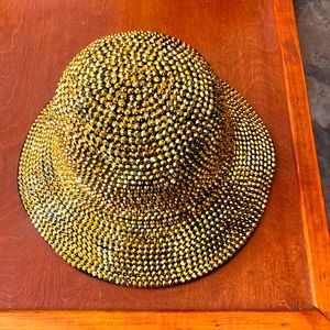 Gold studded Akira bucket style hat